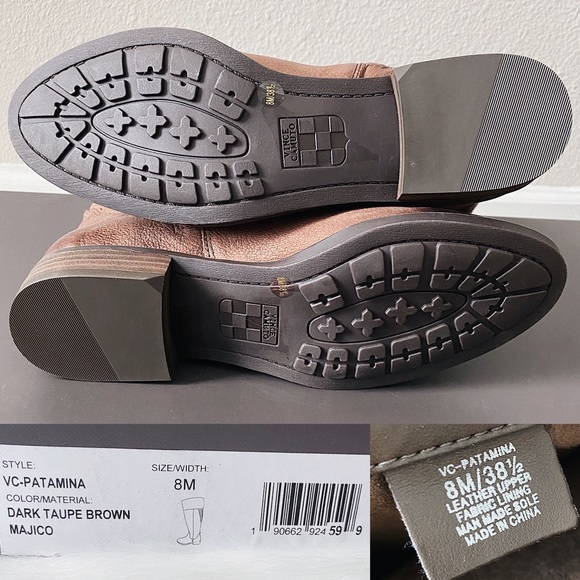 ✨New VINCE CAMUTO Patamina Leather Riding Boots - Picture 7 of 8